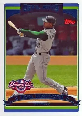 2006 Topps Opening Day #5 - Carl Crawford - Tampa Bay Devil Rays
