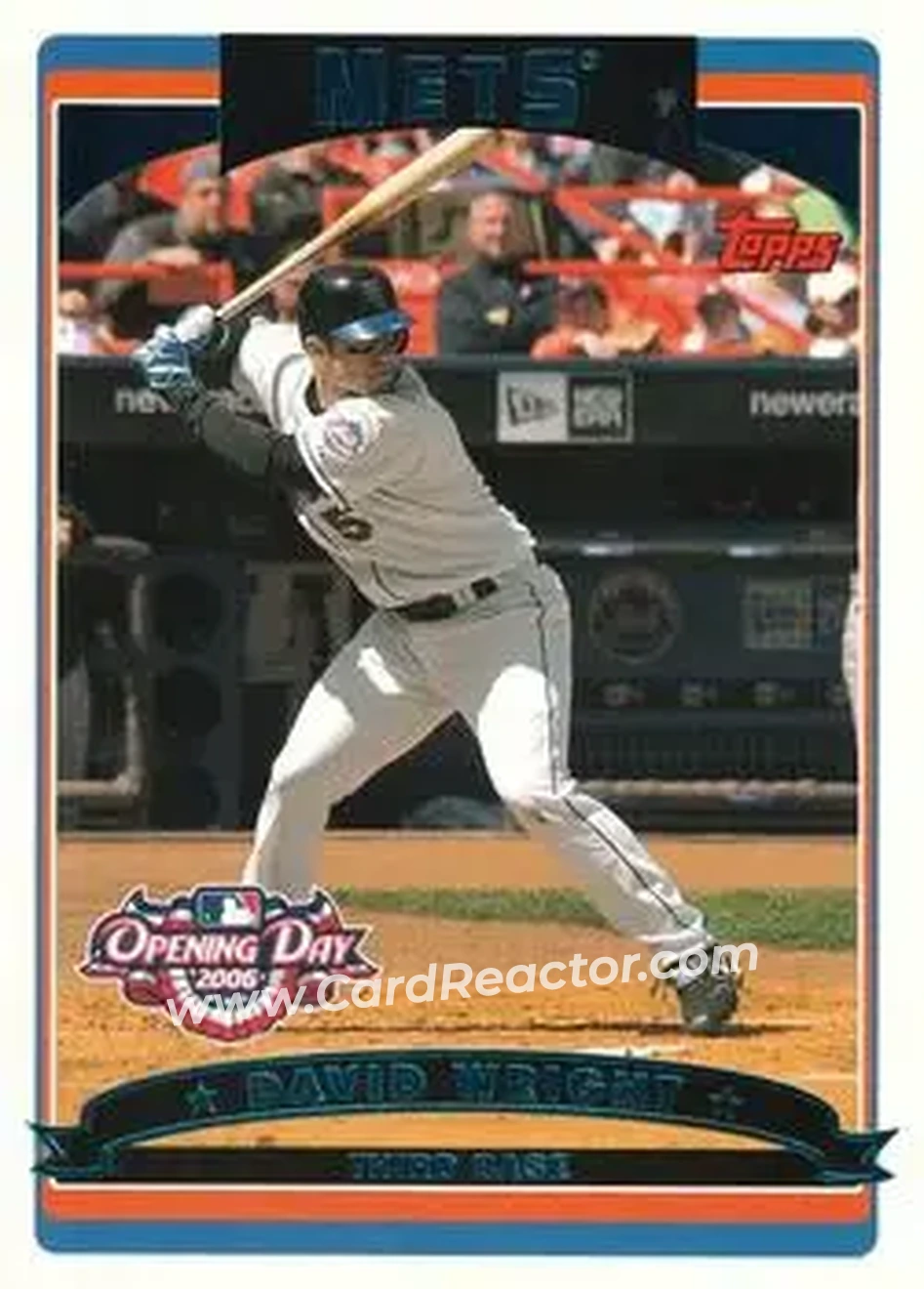 2006 Topps Opening Day #16 - David Wright - New York Mets - Front