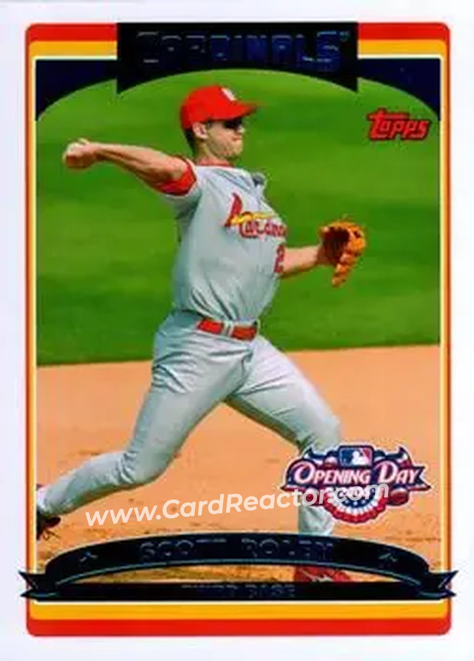 2006 Topps Opening Day #19 - Scott Rolen - St. Louis Cardinals - Front 2006 Topps Opening Day #19 - Scott Rolen - St. Louis Cardinals - Front