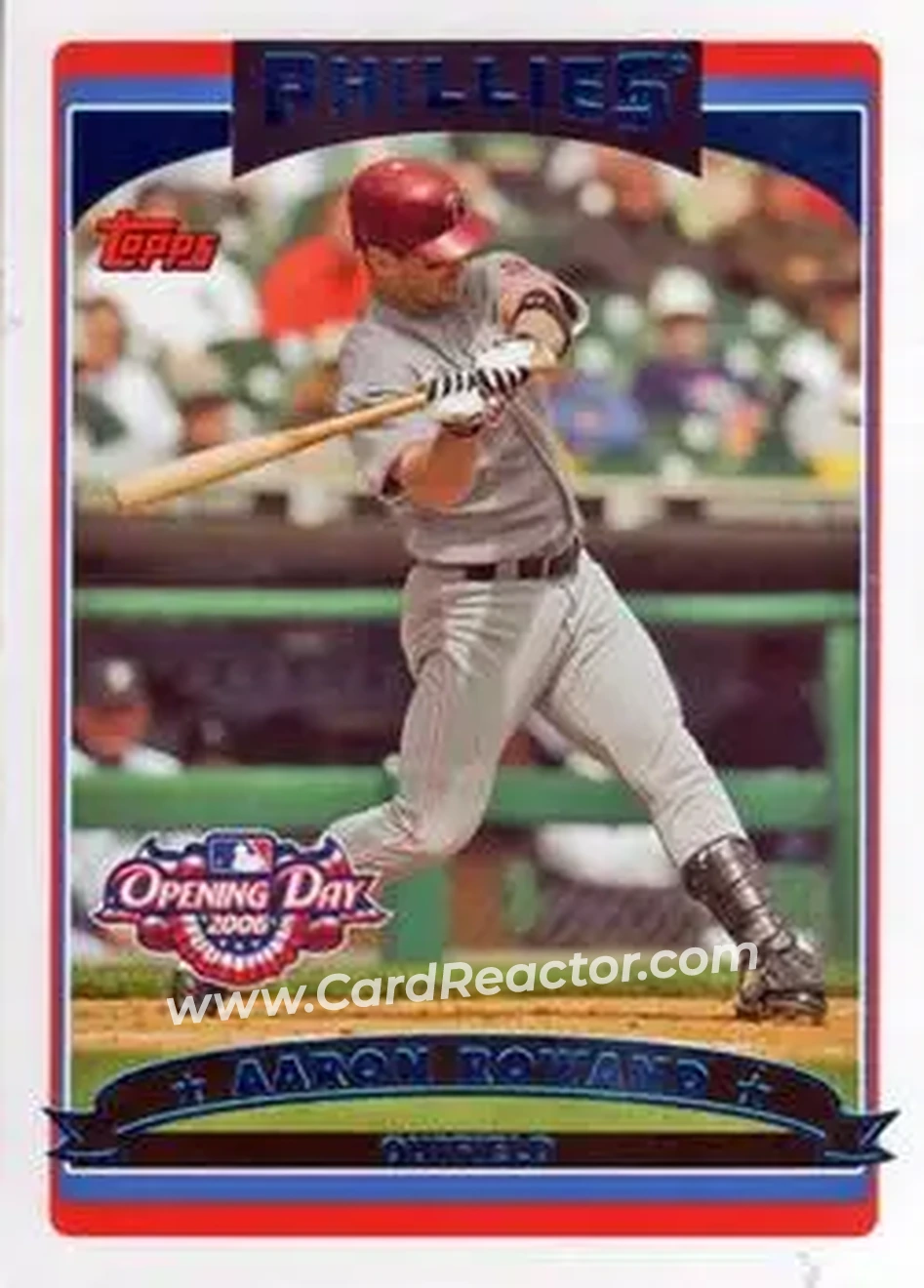 2006 Topps Opening Day #24 - Aaron Rowand - Philadelphia Phillies - Front