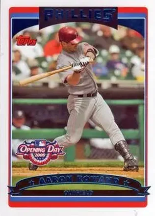 2006 Topps Opening Day #24 - Aaron Rowand - Philadelphia Phillies