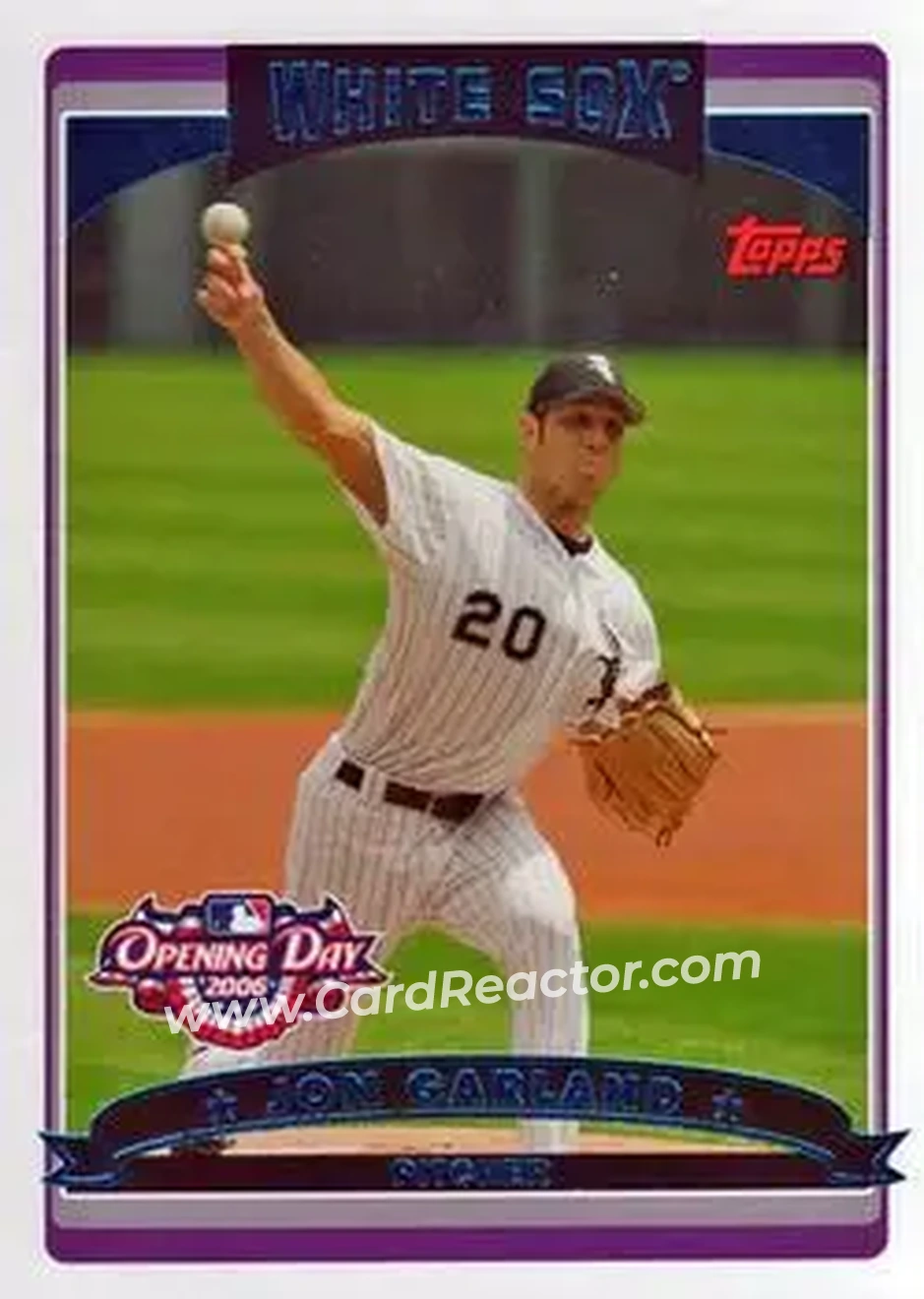 2006 Topps Opening Day #30 - Jon Garland - Chicago White Sox - Front