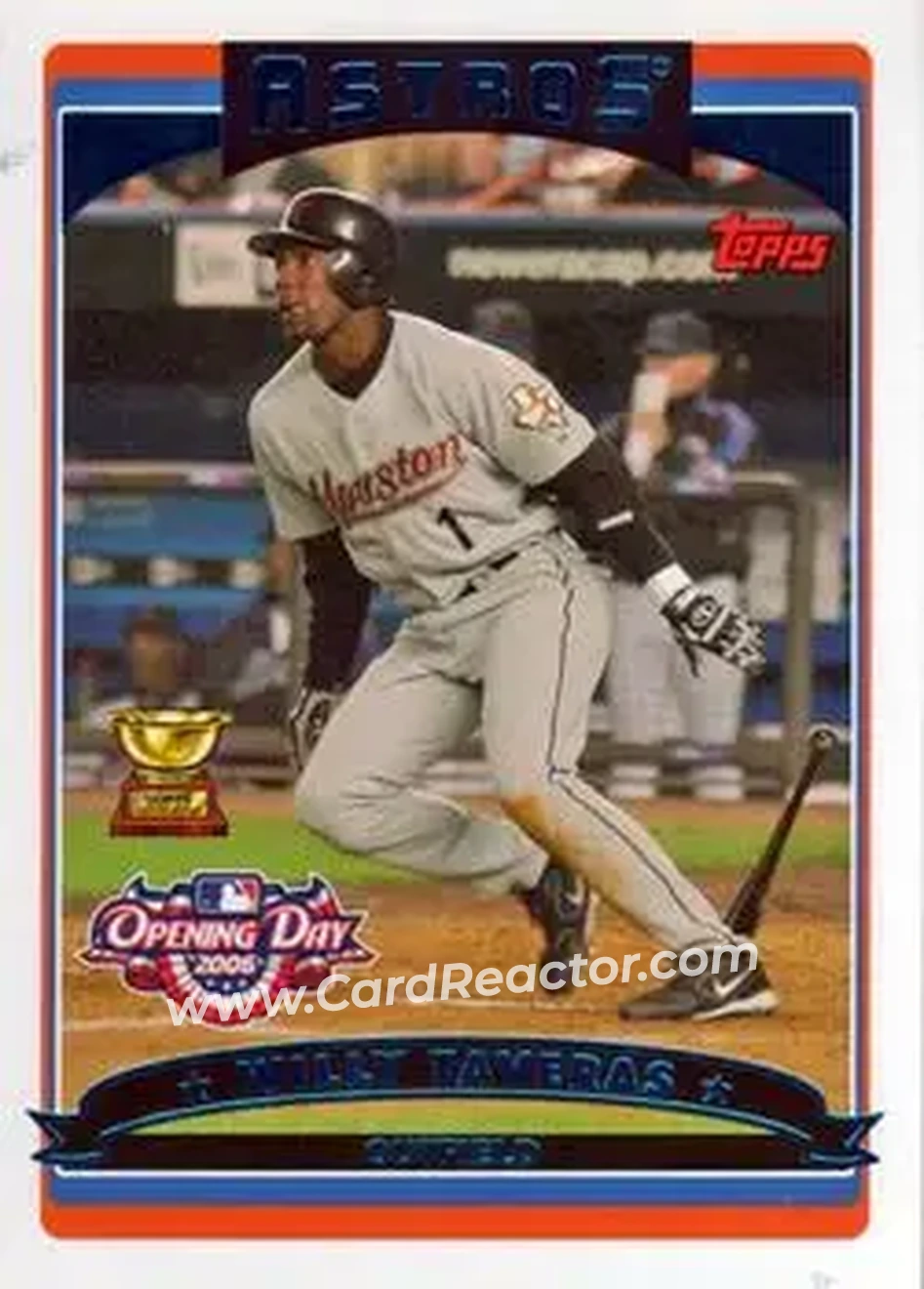 2006 Topps Opening Day #8 - Willy Taveras - Houston Astros - Front 2006 Topps Opening Day #8 - Willy Taveras - Houston Astros - Front