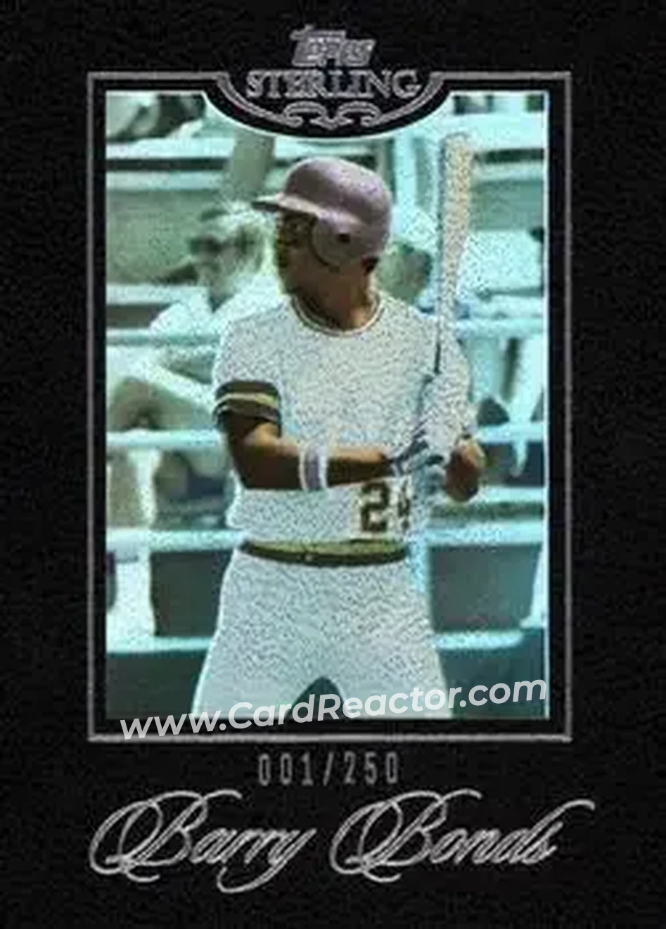 2006 Topps Sterling #1 - Barry Bonds - Pittsburgh Pirates - Front