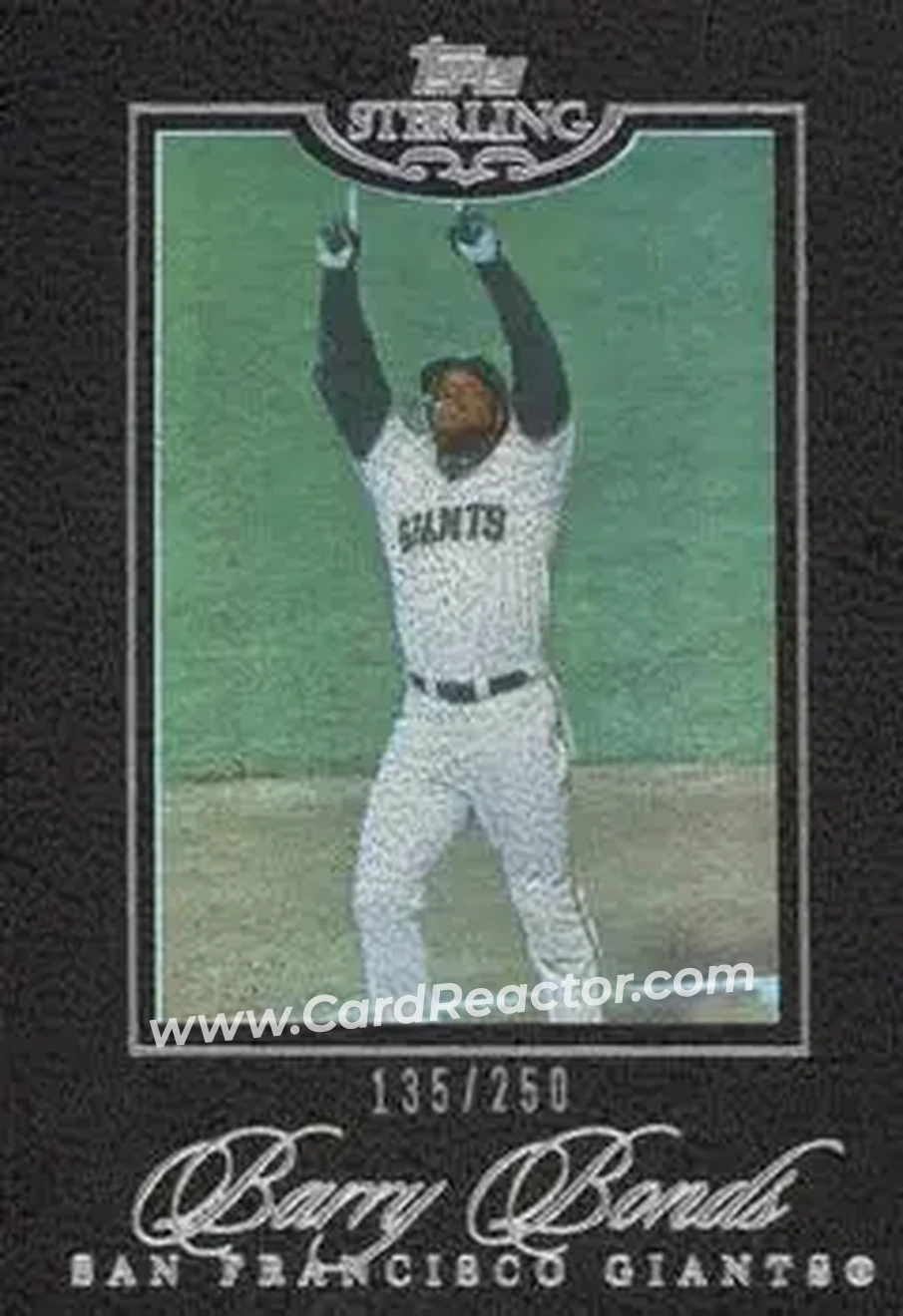 2006 Topps Sterling #8 - Barry Bonds - San Francisco Giants - Front