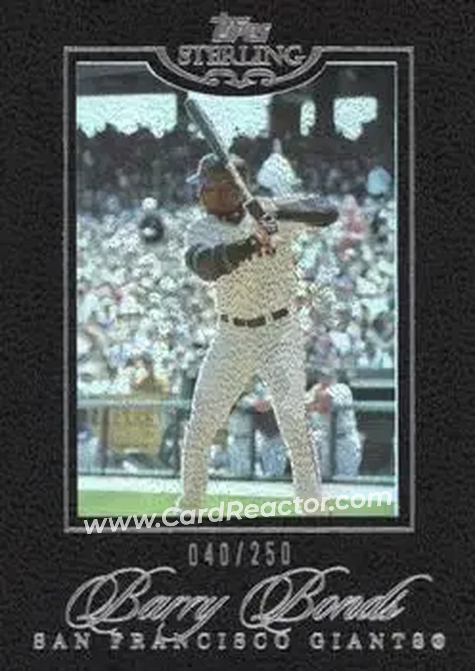 2006 Topps Sterling #9 - Barry Bonds - San Francisco Giants - Front