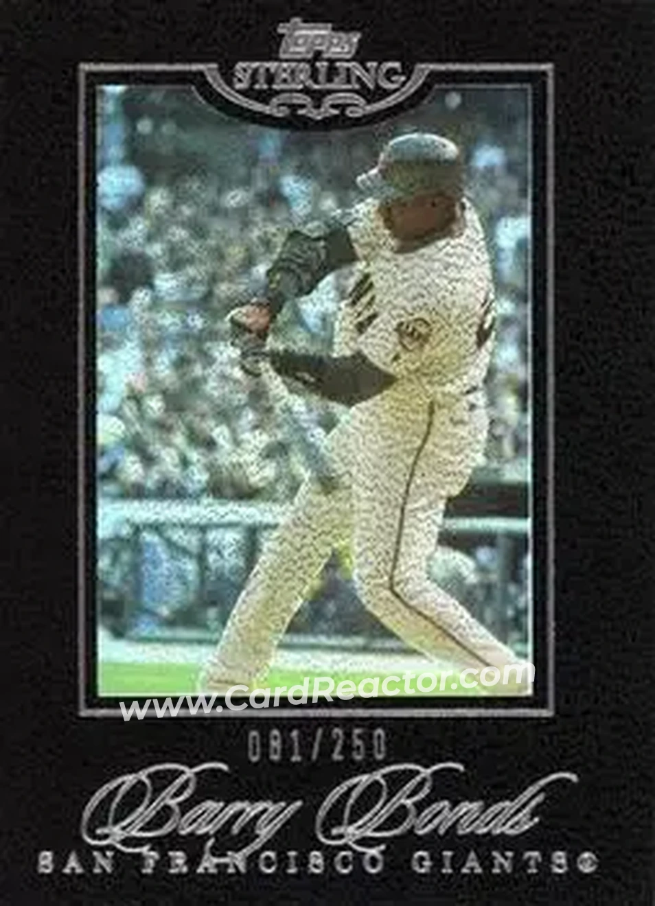 2006 Topps Sterling #10 - Barry Bonds - San Francisco Giants - Front