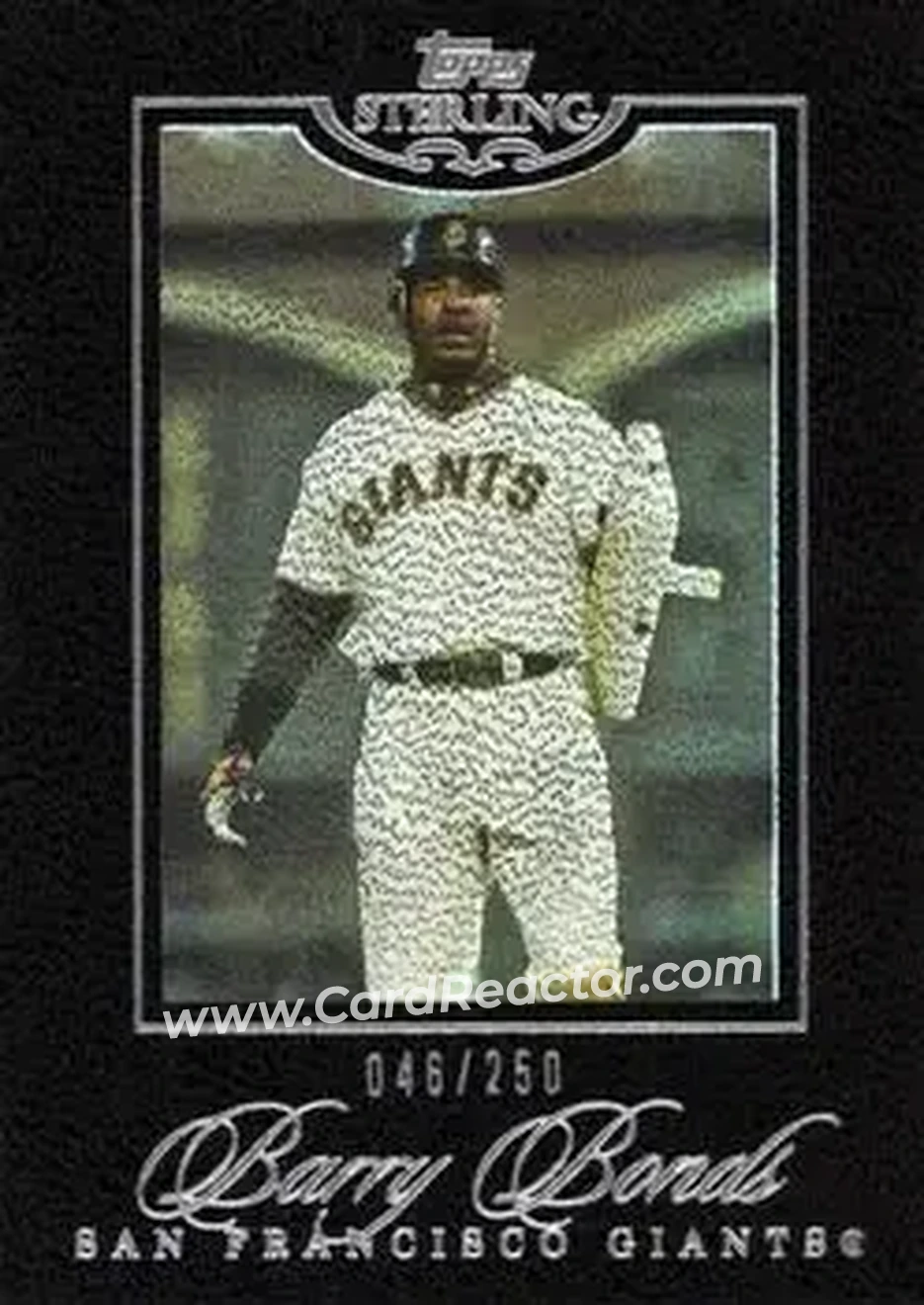 2006 Topps Sterling #12 - Barry Bonds - San Francisco Giants - Front