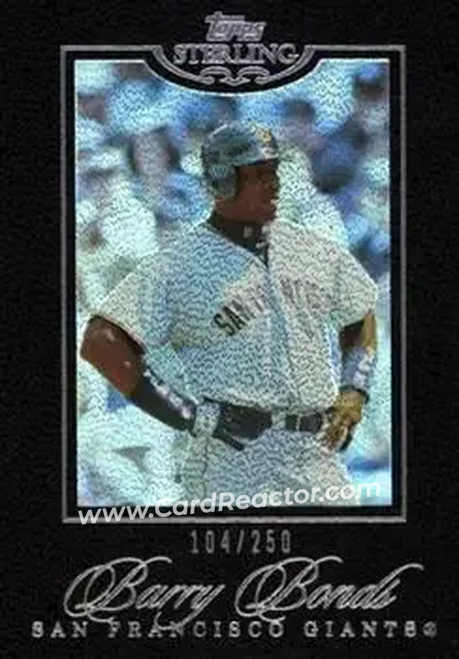 2006 Topps Sterling #13 - Barry Bonds - San Francisco Giants - Front