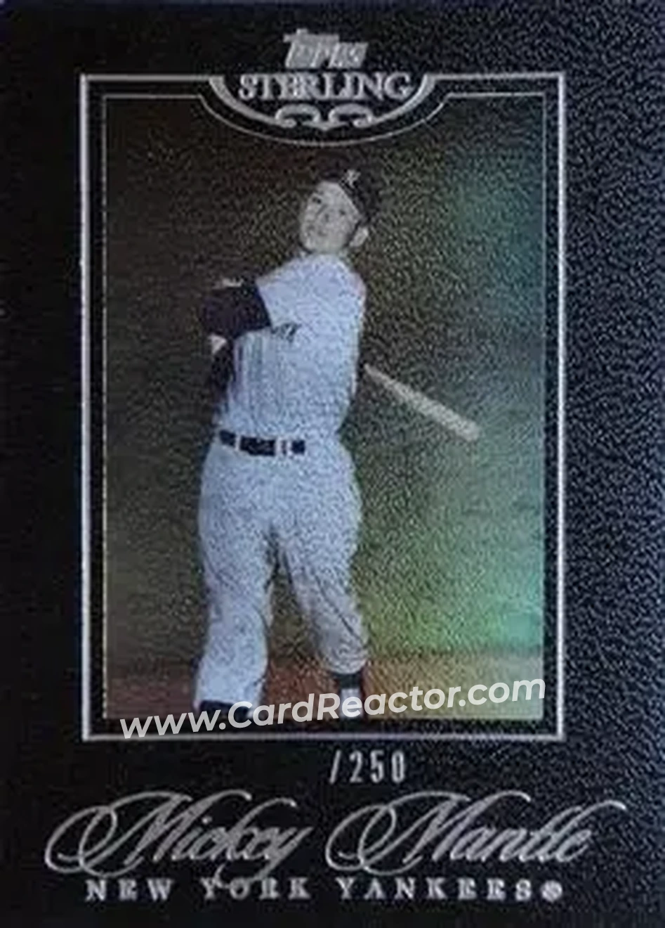2006 Topps Sterling #21 - Mickey Mantle - New York Yankees - Front