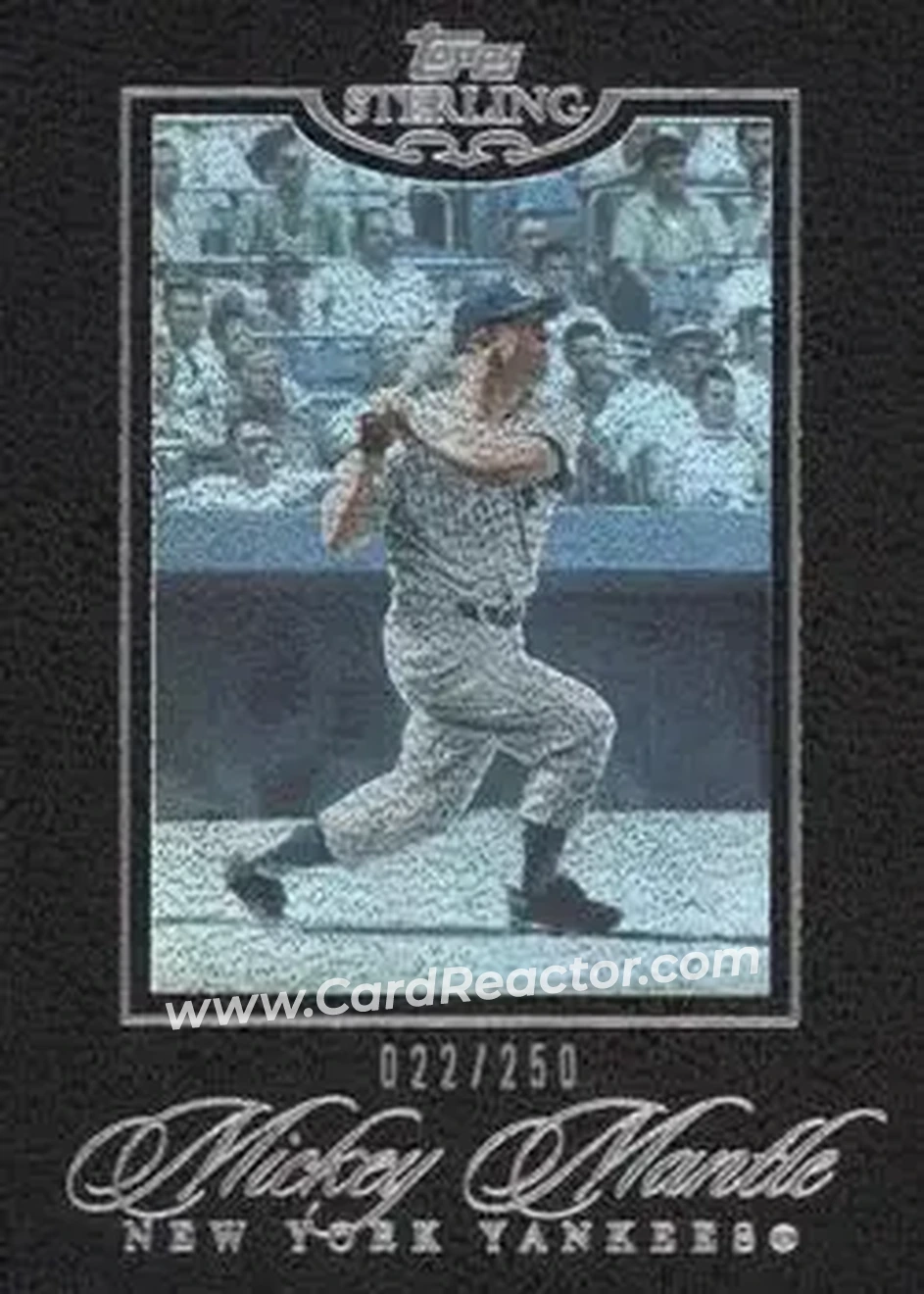 2006 Topps Sterling #22 - Mickey Mantle - New York Yankees - Front