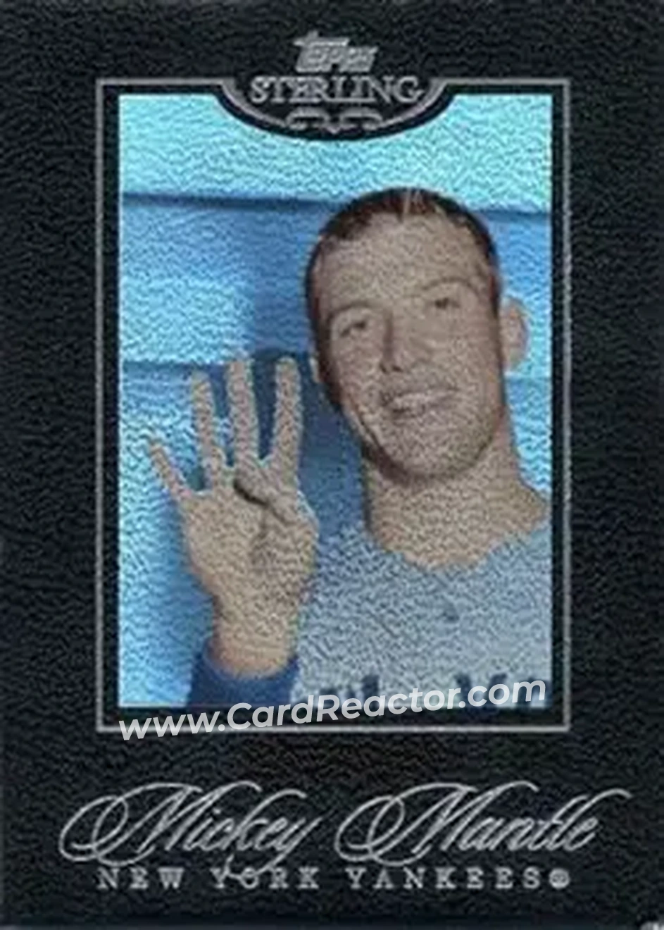2006 Topps Sterling #24 - Mickey Mantle - New York Yankees - Front