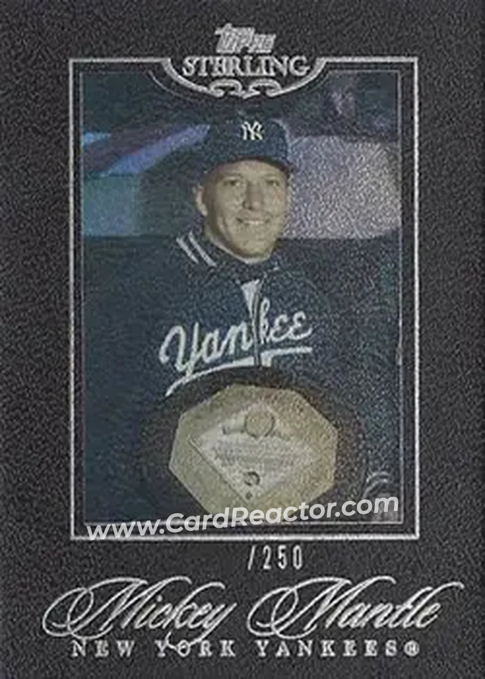 2006 Topps Sterling #25 - Mickey Mantle - New York Yankees - Front