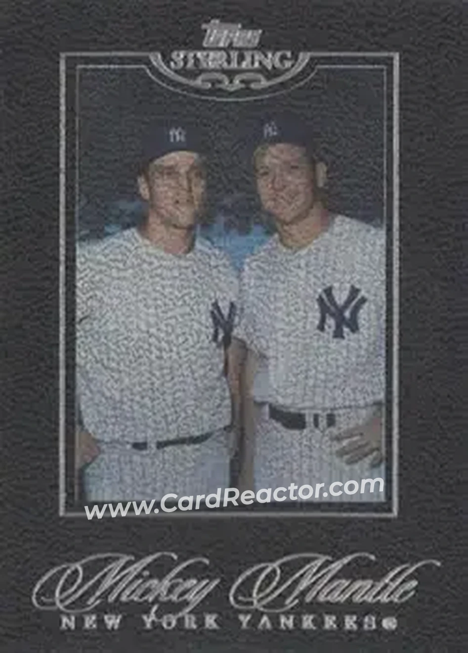 2006 Topps Sterling #28 - Mickey Mantle - New York Yankees - Front