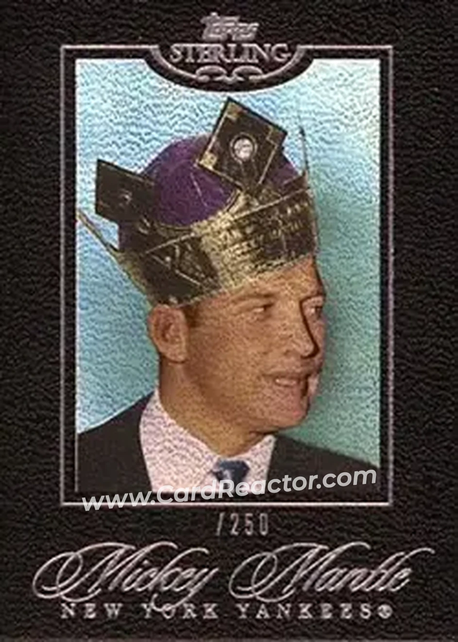 2006 Topps Sterling #32 - Mickey Mantle - New York Yankees - Front 2006 Topps Sterling #32 - Mickey Mantle - New York Yankees - Front