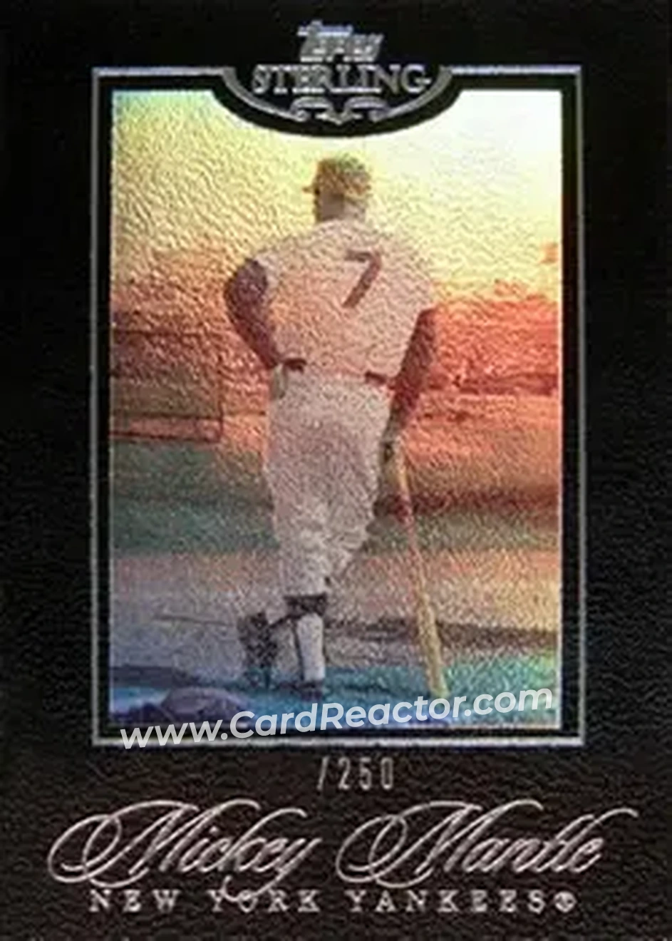 2006 Topps Sterling #33 - Mickey Mantle - New York Yankees - Front