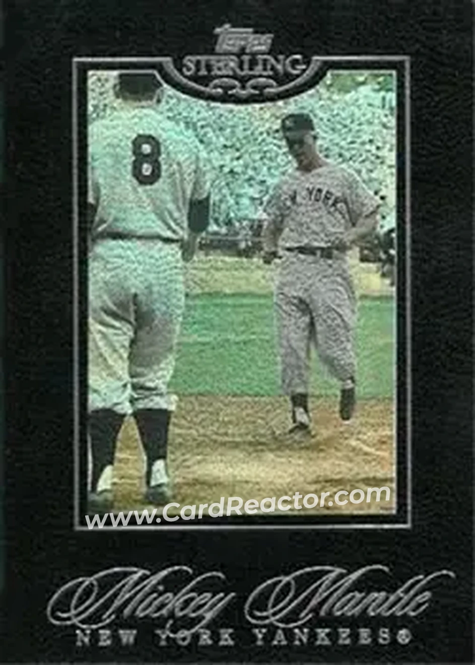 2006 Topps Sterling #34 - Mickey Mantle - New York Yankees - Front