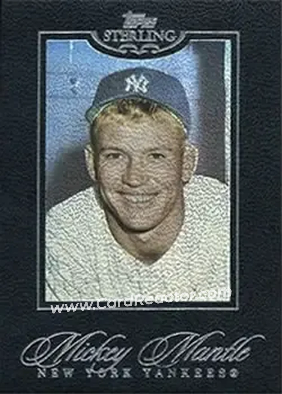 2006 Topps Sterling #36 - Mickey Mantle - New York Yankees - Front