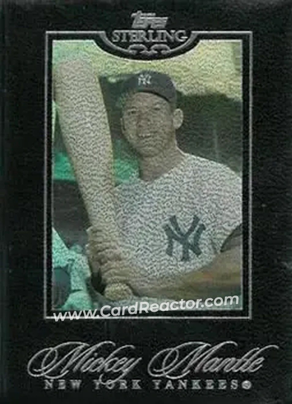 2006 Topps Sterling #37 - Mickey Mantle - New York Yankees - Front