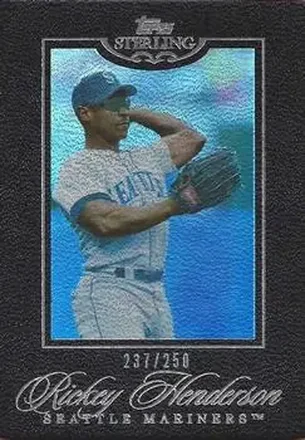 2006 Topps Sterling #50 - Rickey Henderson - Seattle Mariners