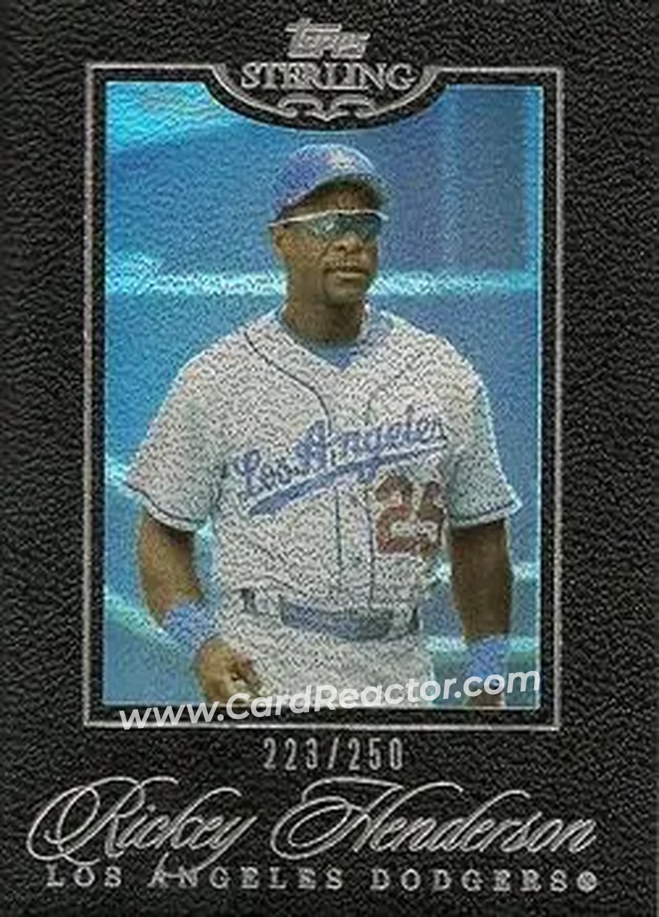 2006 Topps Sterling #52 - Rickey Henderson - Los Angeles Dodgers - Front