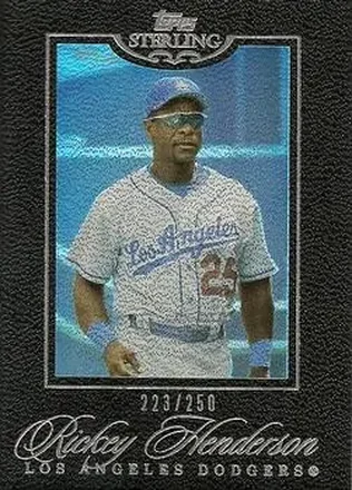 2006 Topps Sterling #52 - Rickey Henderson - Los Angeles Dodgers
