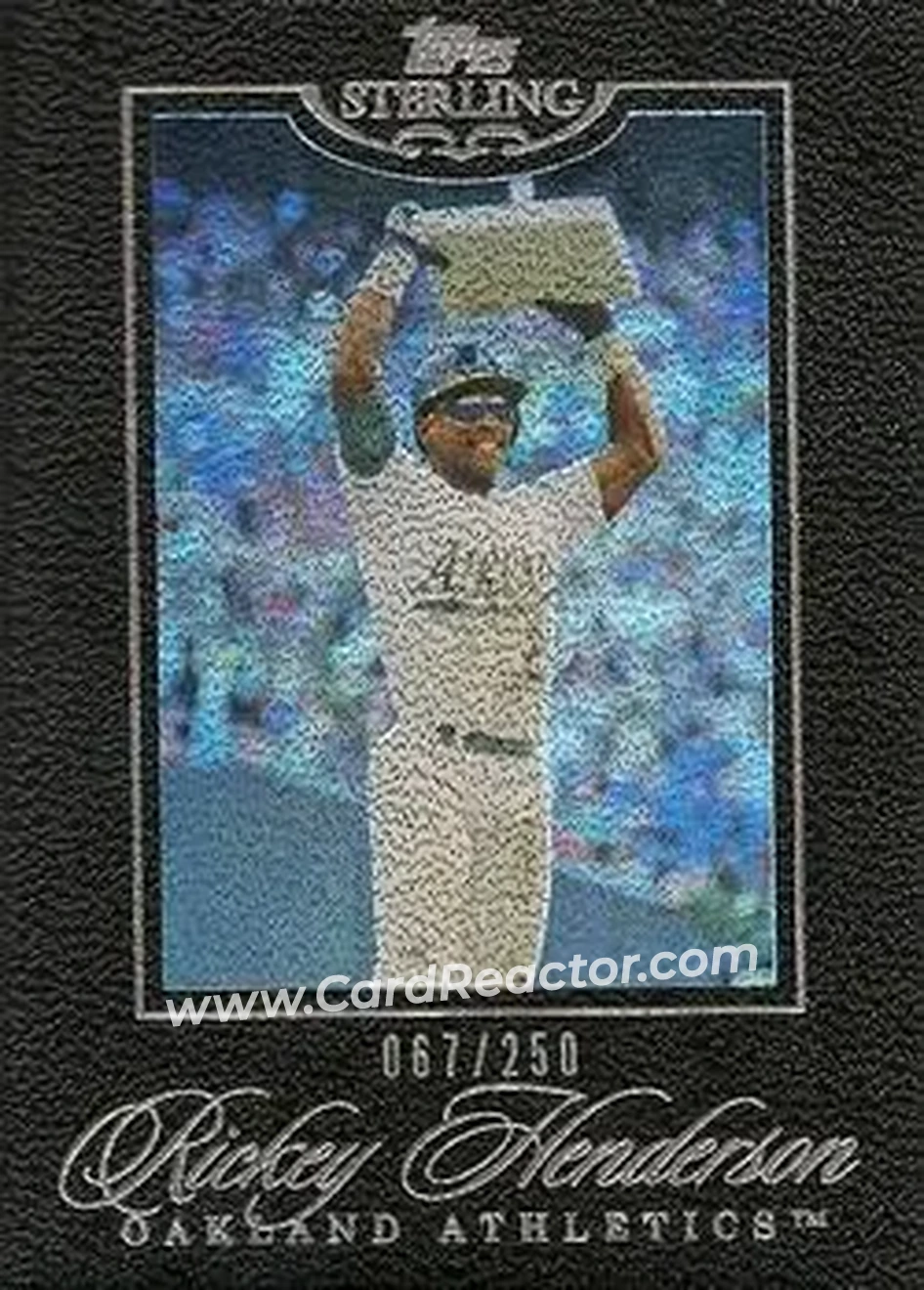 2006 Topps Sterling #53 - Rickey Henderson - Oakland Athletics - Front 2006 Topps Sterling #53 - Rickey Henderson - Oakland Athletics - Front