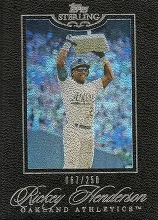 2006 Topps Sterling #53 - Rickey Henderson - Oakland Athletics