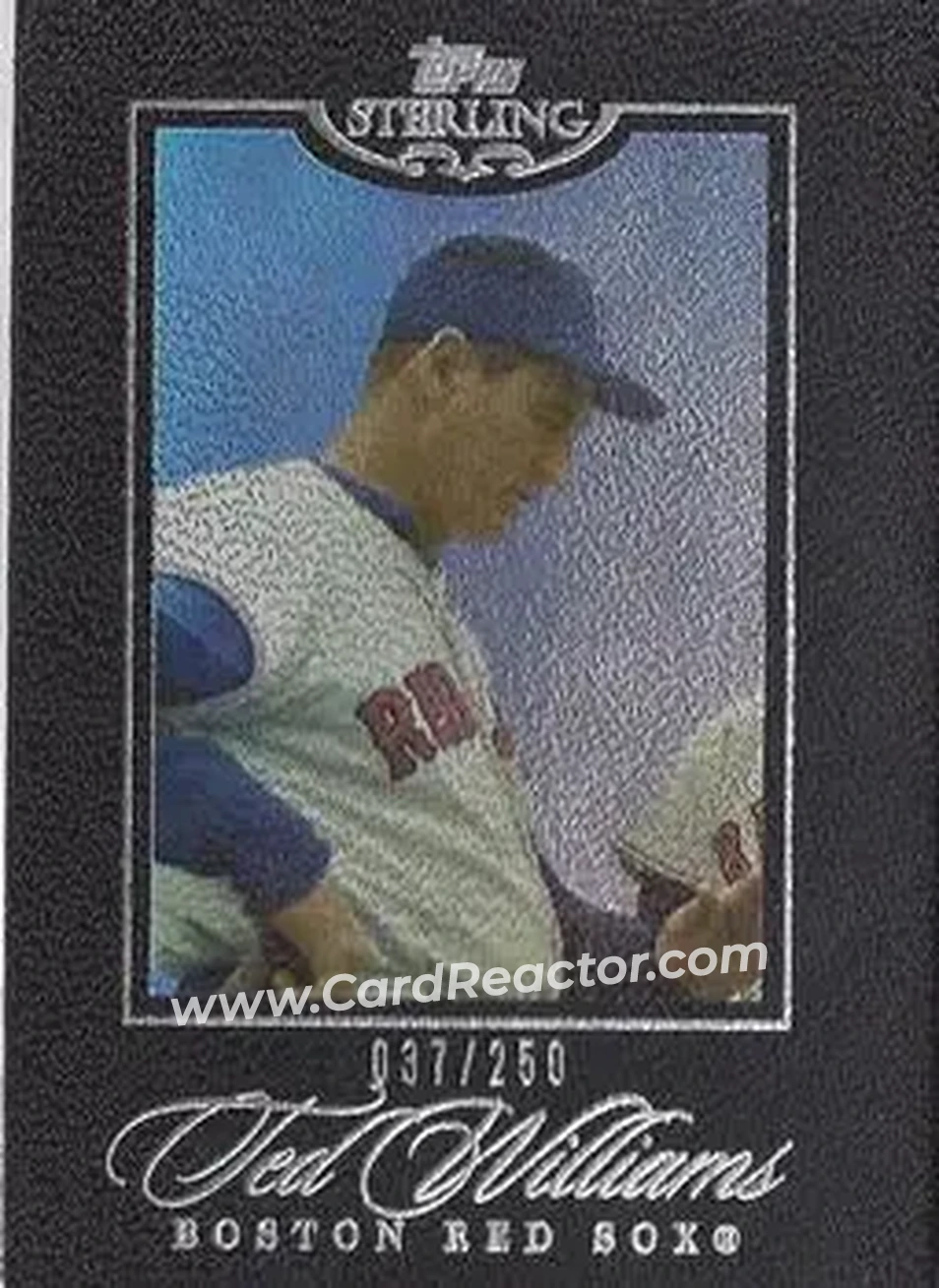 2006 Topps Sterling #55 - Ted Williams - Boston Red Sox - Front 2006 Topps Sterling #55 - Ted Williams - Boston Red Sox - Front