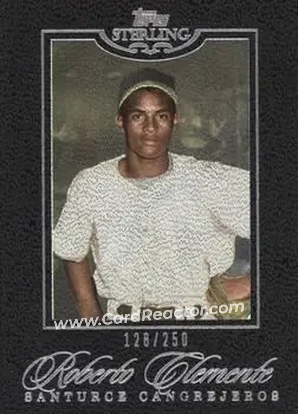2006 Topps Sterling #63 - Bob Clemente - Pittsburgh Pirates - Front 2006 Topps Sterling #63 - Bob Clemente - Pittsburgh Pirates - Front