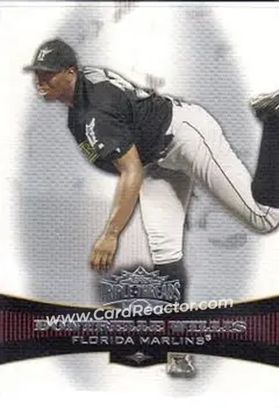 2006 Topps Triple Threads #7 - Dontrelle Willis - Florida Marlins - Front 2006 Topps Triple Threads #7 - Dontrelle Willis - Florida Marlins - Front