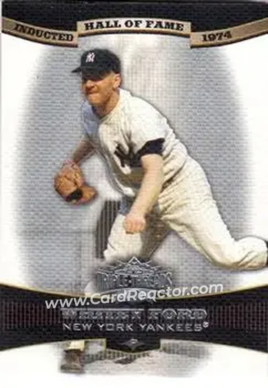 2006 Topps Triple Threads #16 - Ed "Whitey" Ford - New York Yankees - Front