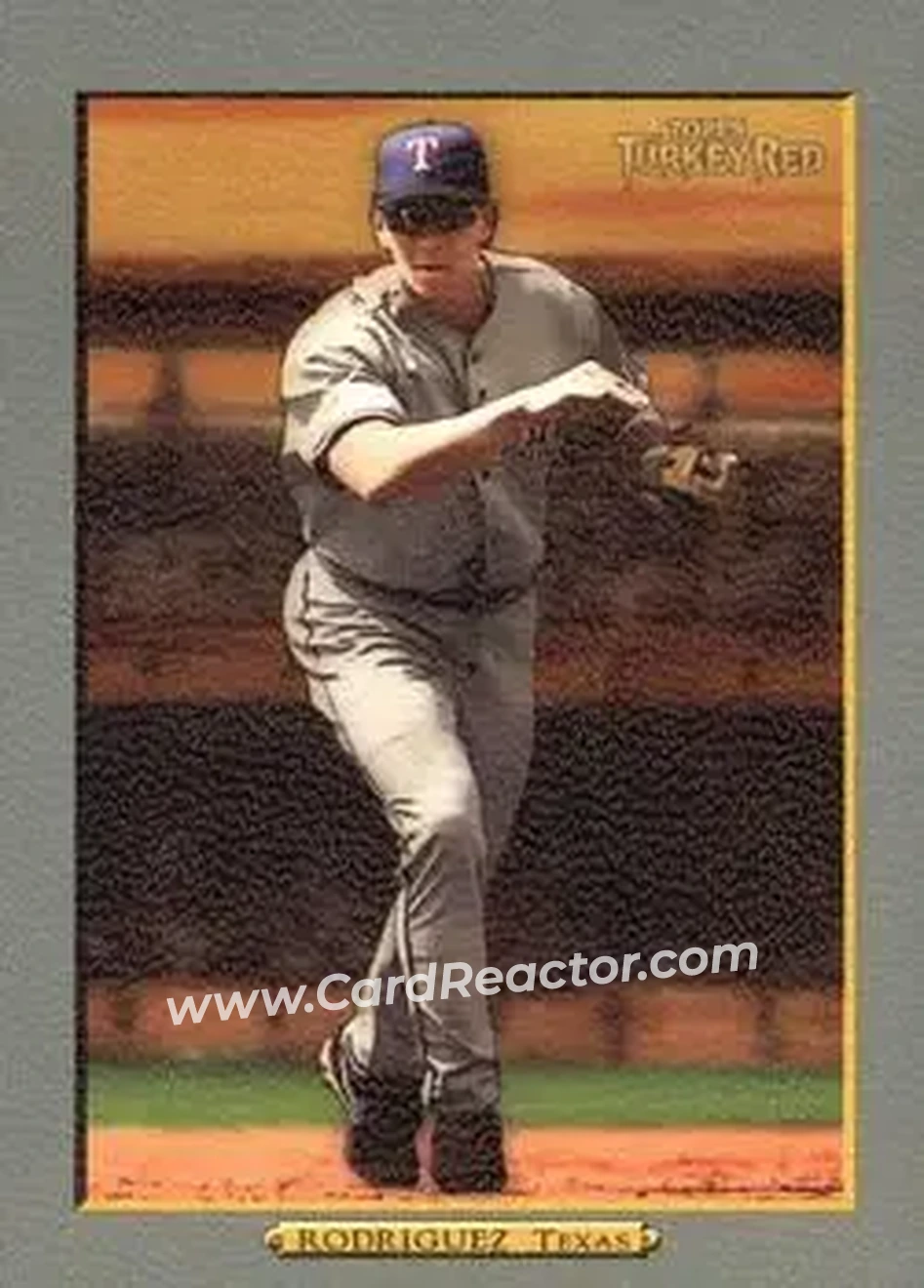 2006 Topps Turkey Red #316b - Alex Rodriguez - Texas Rangers - Front