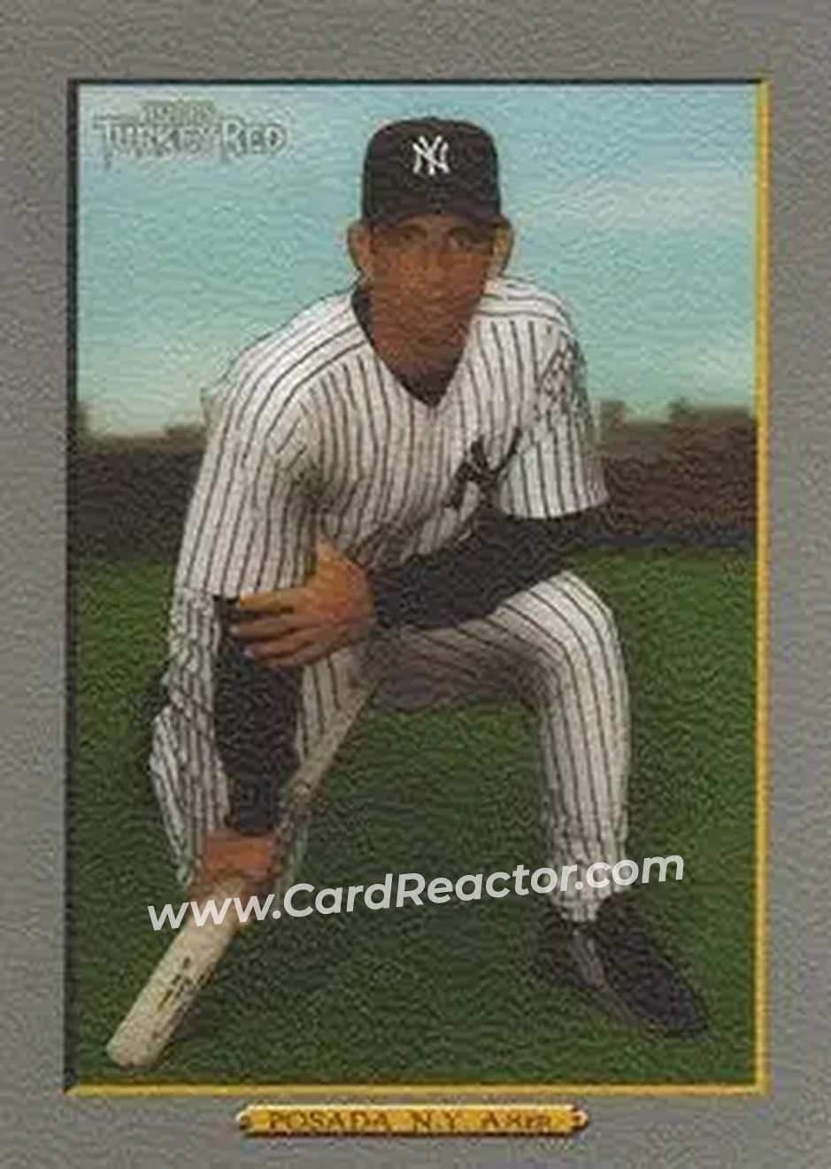2006 Topps Turkey Red #333 - Jorge Posada - New York Yankees - Front