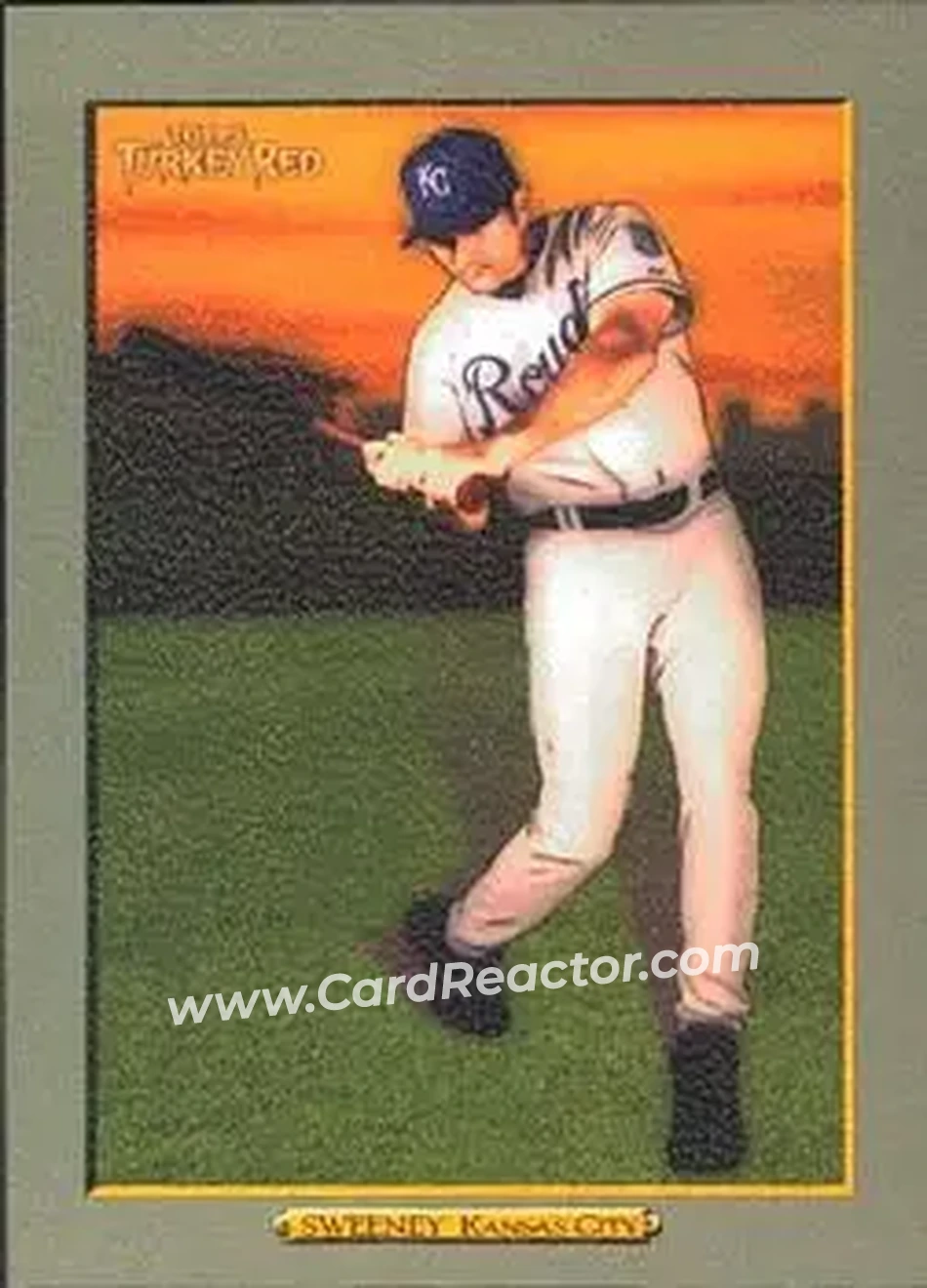 2006 Topps Turkey Red #336 - Mike Sweeney - Kansas City Royals - Front 2006 Topps Turkey Red #336 - Mike Sweeney - Kansas City Royals - Front