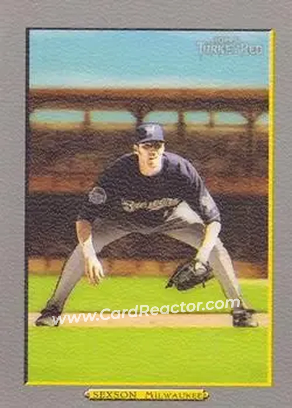 2006 Topps Turkey Red #343b - Richie Sexson - Milwaukee Brewers - Front 2006 Topps Turkey Red #343b - Richie Sexson - Milwaukee Brewers - Front