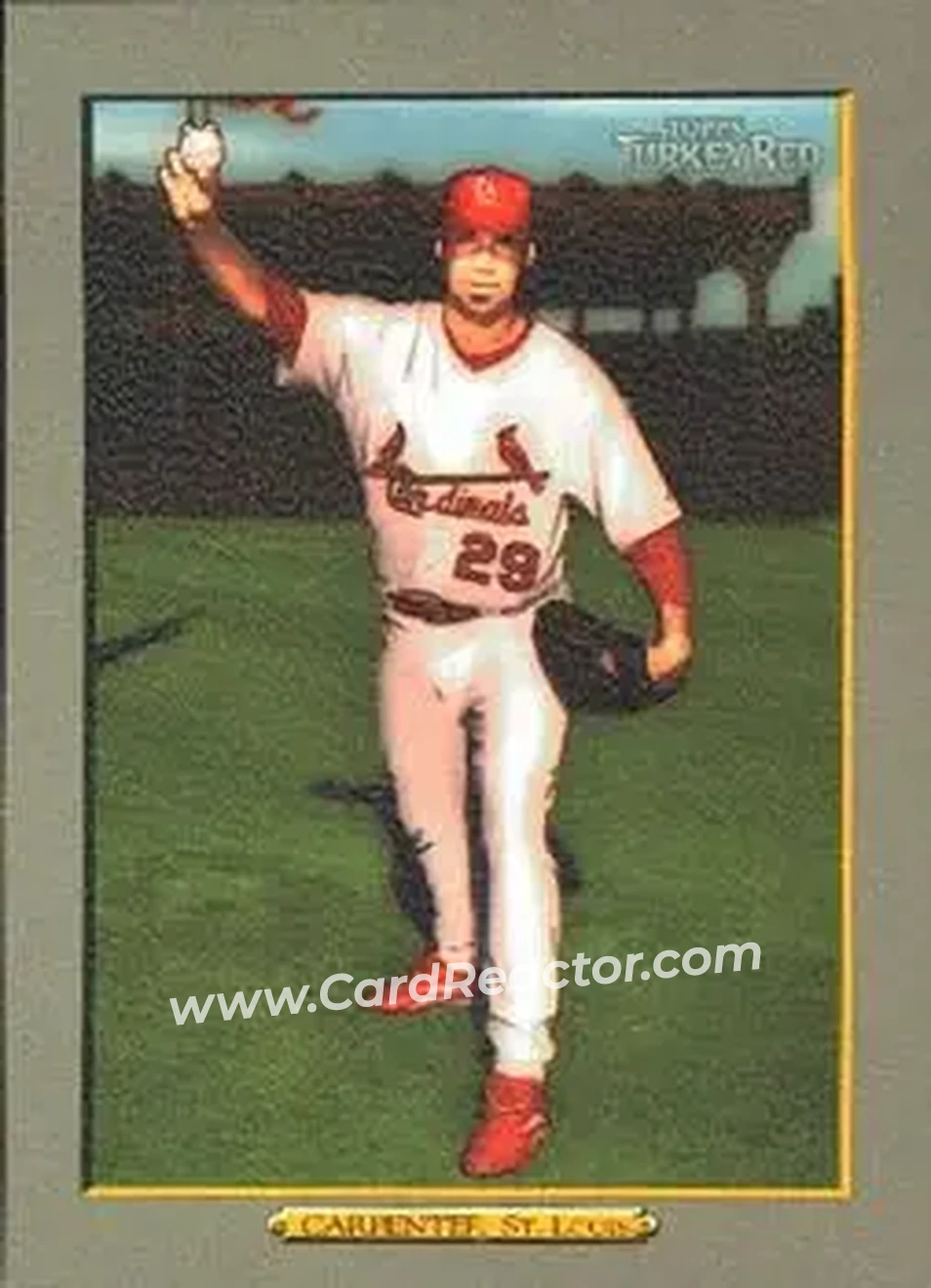 2006 Topps Turkey Red #344 - Chris Carpenter - St. Louis Cardinals - Front 2006 Topps Turkey Red #344 - Chris Carpenter - St. Louis Cardinals - Front