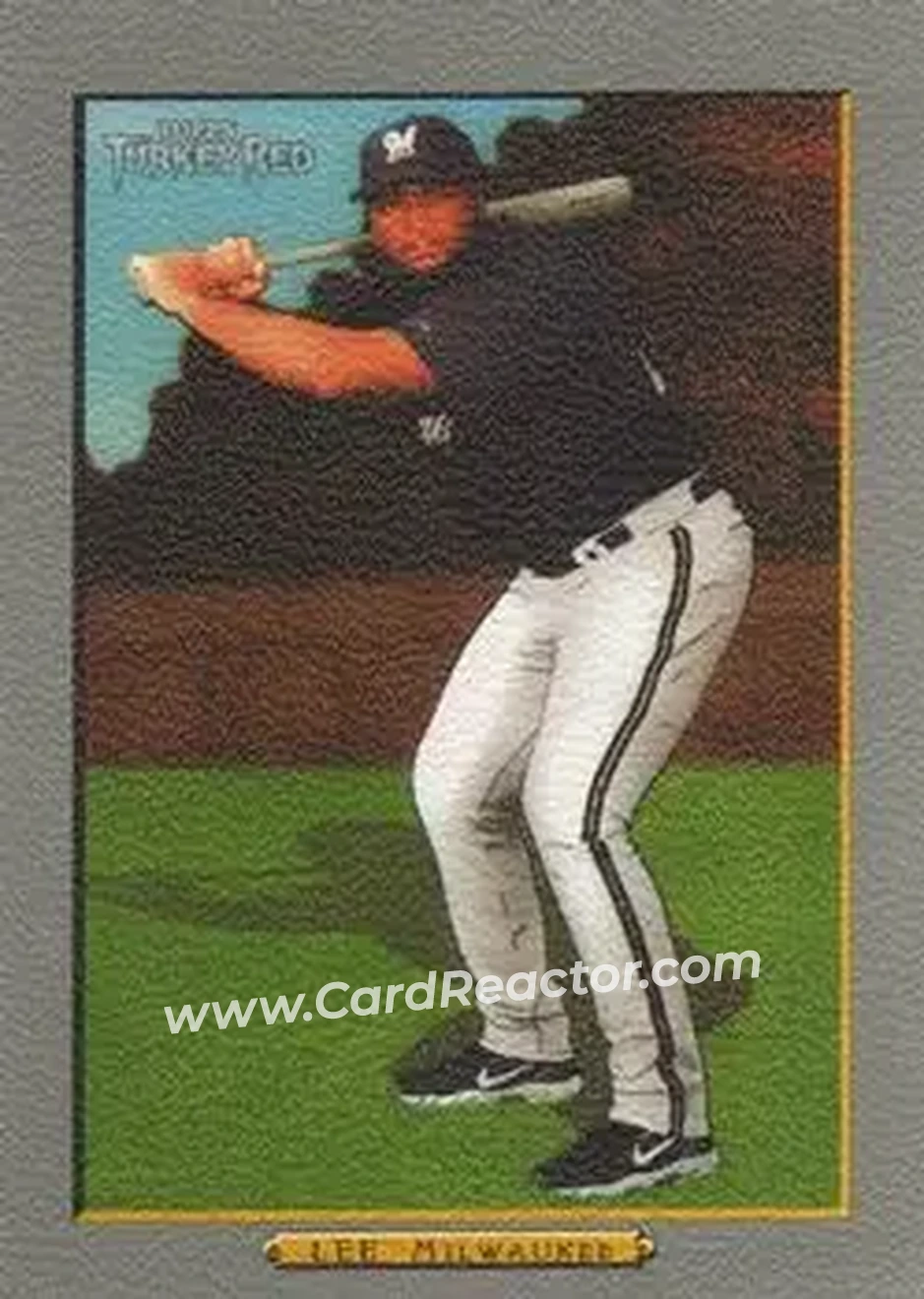 2006 Topps Turkey Red #347 - Carlos Lee - Milwaukee Brewers - Front 2006 Topps Turkey Red #347 - Carlos Lee - Milwaukee Brewers - Front