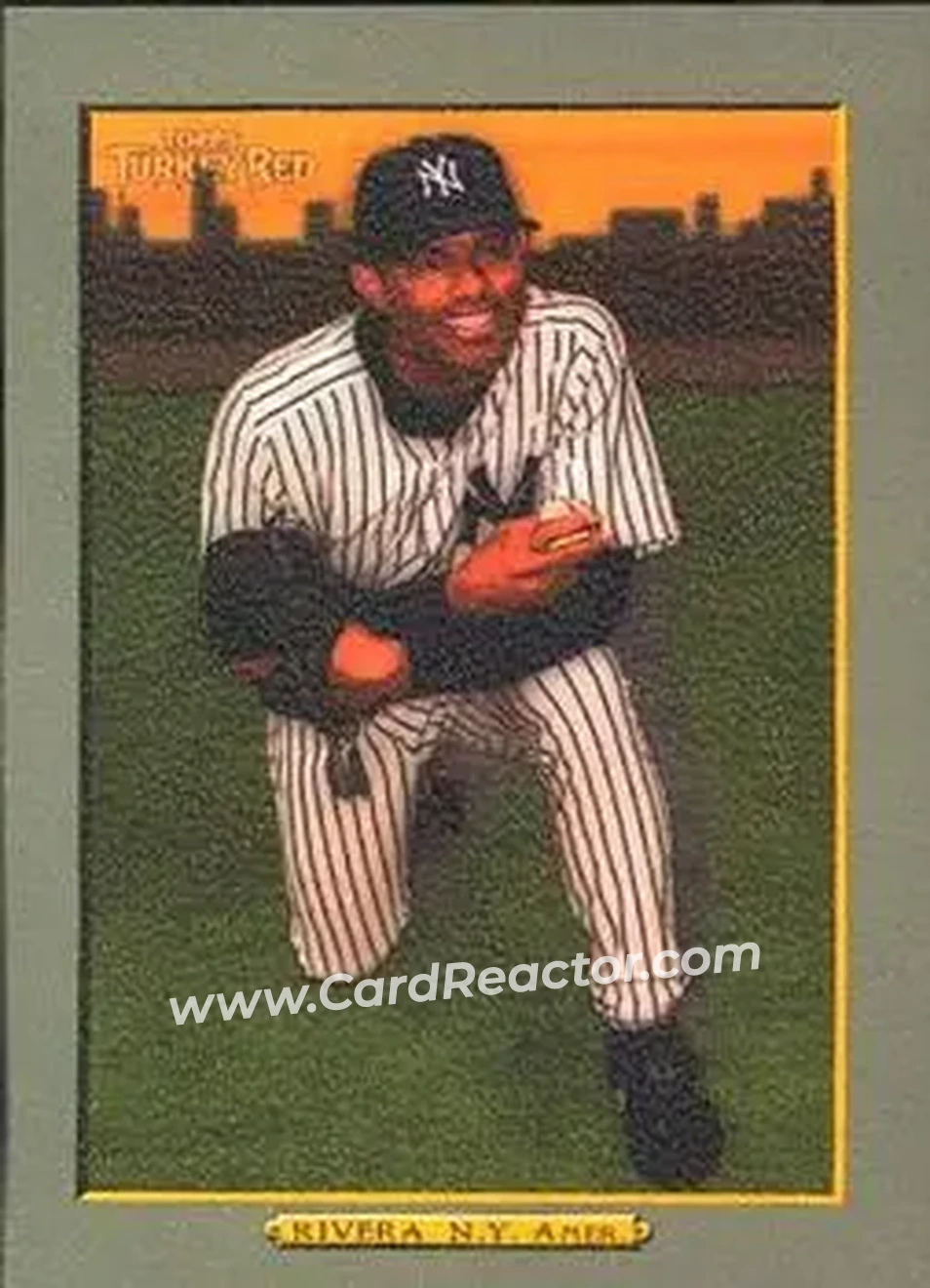 2006 Topps Turkey Red #349 - Mariano Rivera - New York Yankees - Front