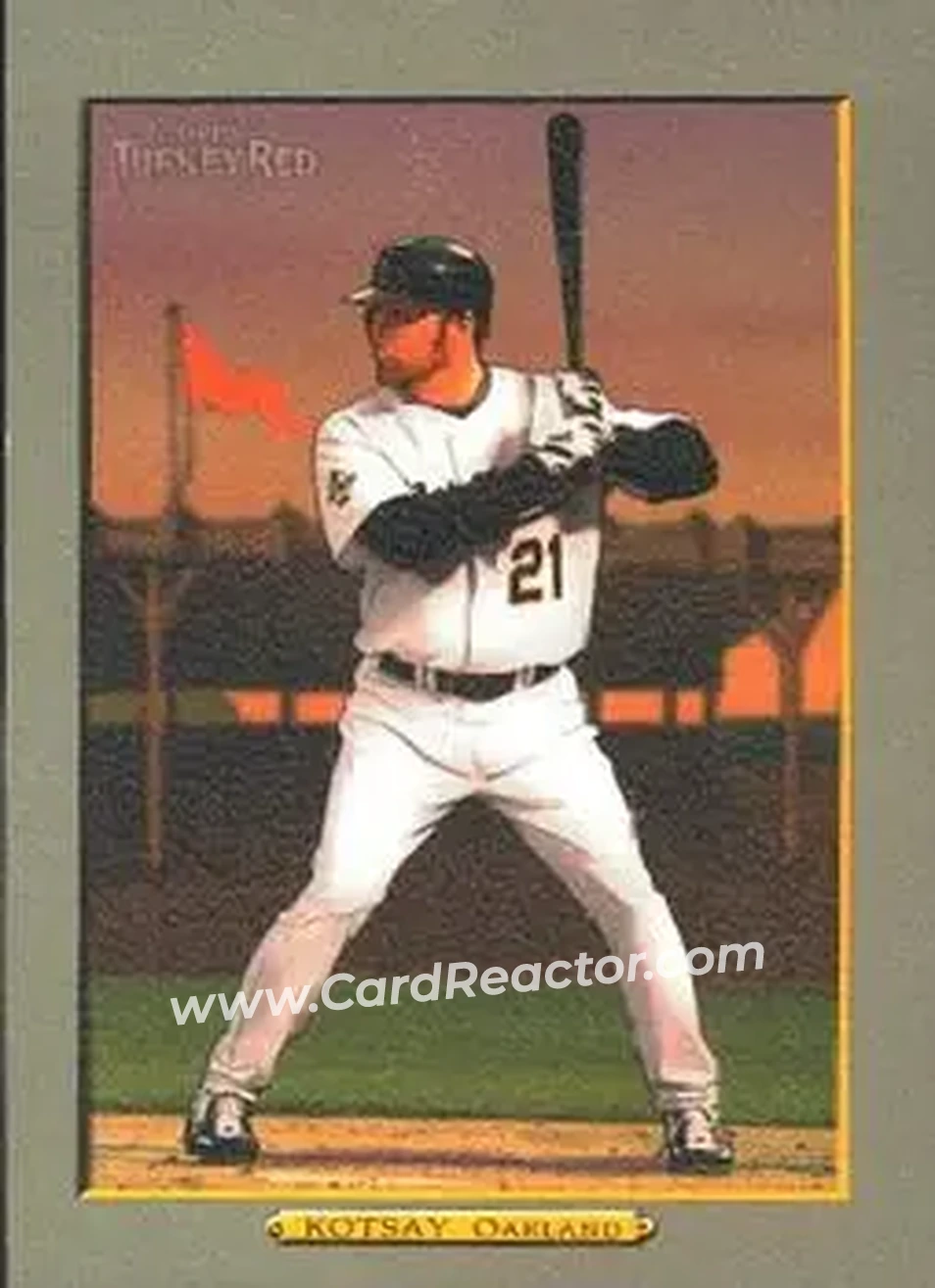 2006 Topps Turkey Red #322 - Mark Kotsay - Oakland Athletics - Front 2006 Topps Turkey Red #322 - Mark Kotsay - Oakland Athletics - Front