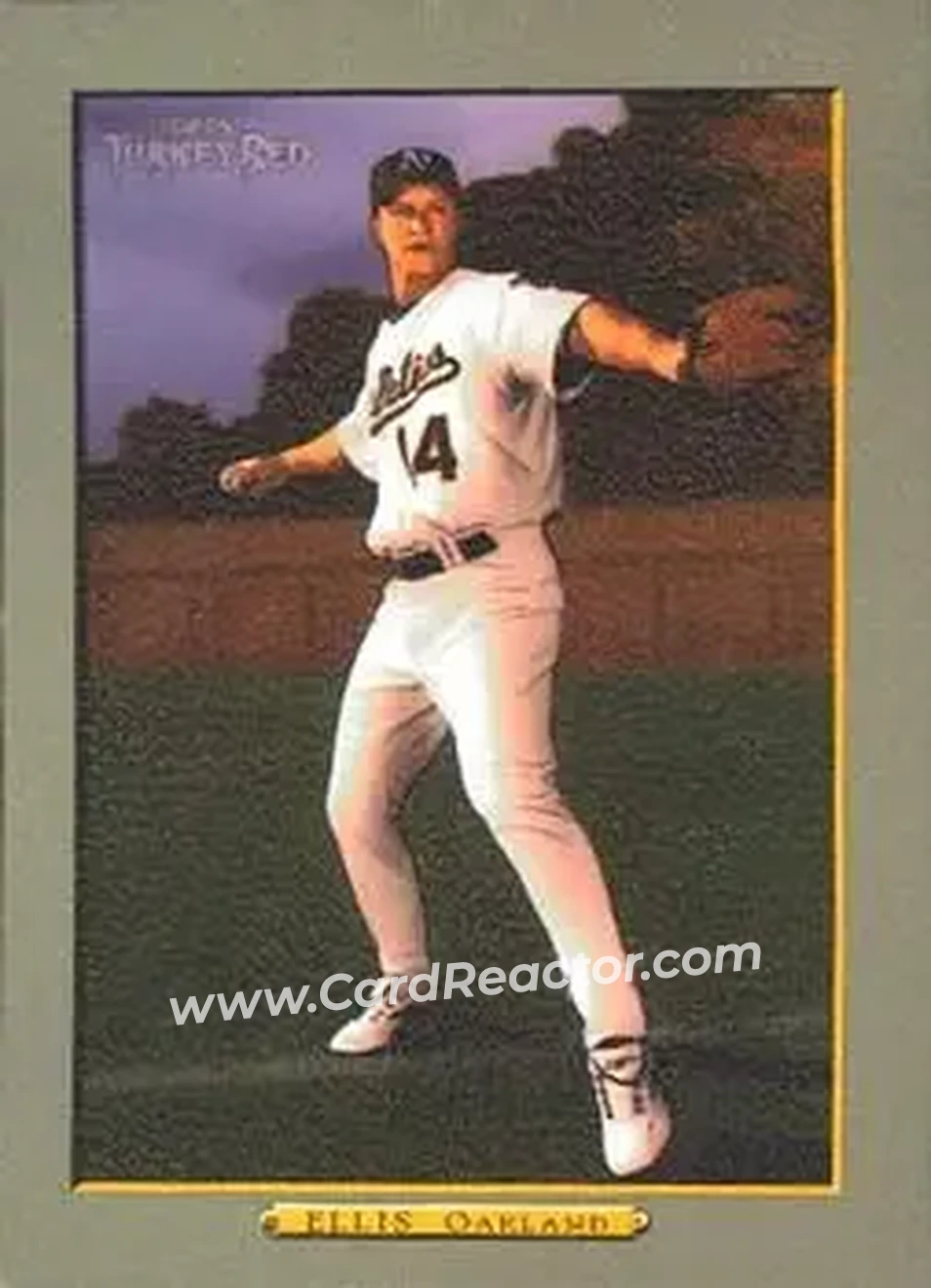 2006 Topps Turkey Red #334 - Mark Ellis - Oakland Athletics - Front