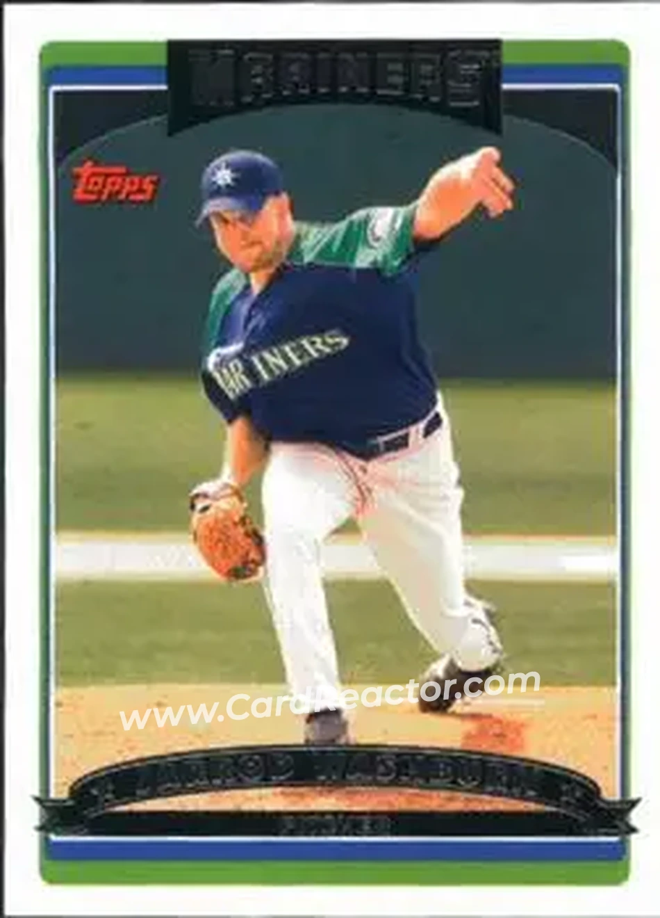 2006 Topps Updates & Highlights #UH4 - Jarrod Washburn - Seattle Mariners - Front 2006 Topps Updates & Highlights #UH4 - Jarrod Washburn - Seattle Mariners - Front
