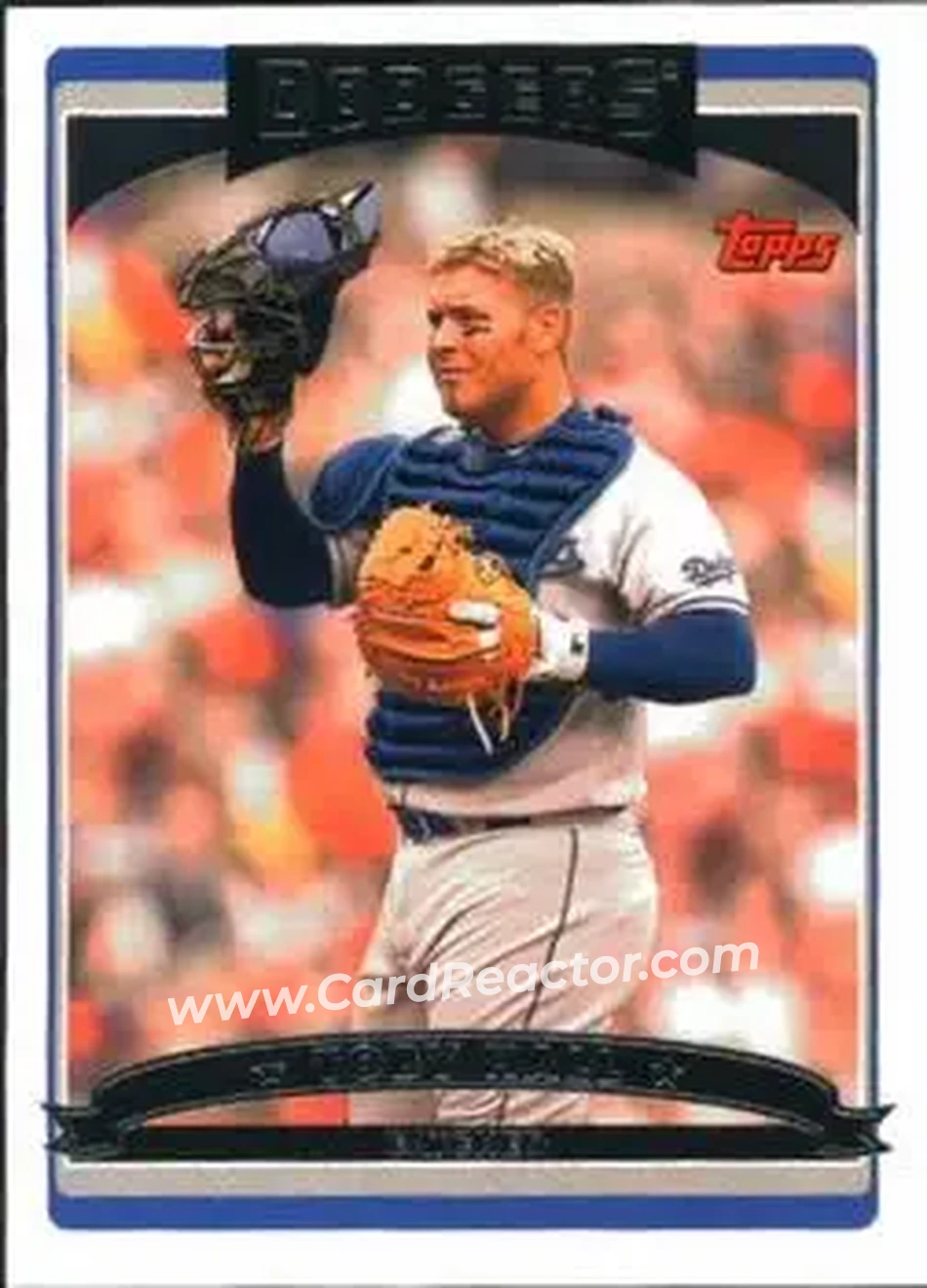 2006 Topps Updates & Highlights #UH6 - Toby Hall - Los Angeles Dodgers - Front