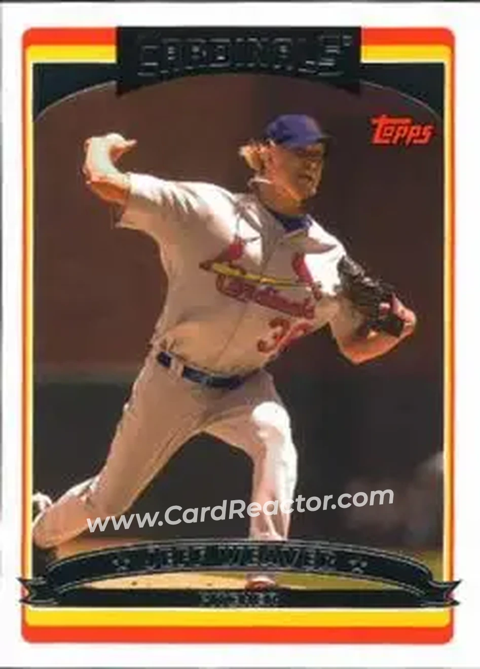 2006 Topps Updates & Highlights #UH10 - Jeff Weaver - St. Louis Cardinals - Front
