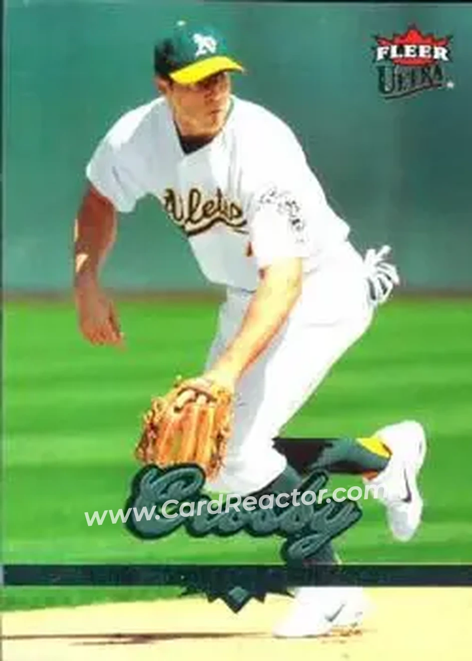 2006 Ultra #16 - Bobby Crosby - Oakland Athletics - Front 2006 Ultra #16 - Bobby Crosby - Oakland Athletics - Front