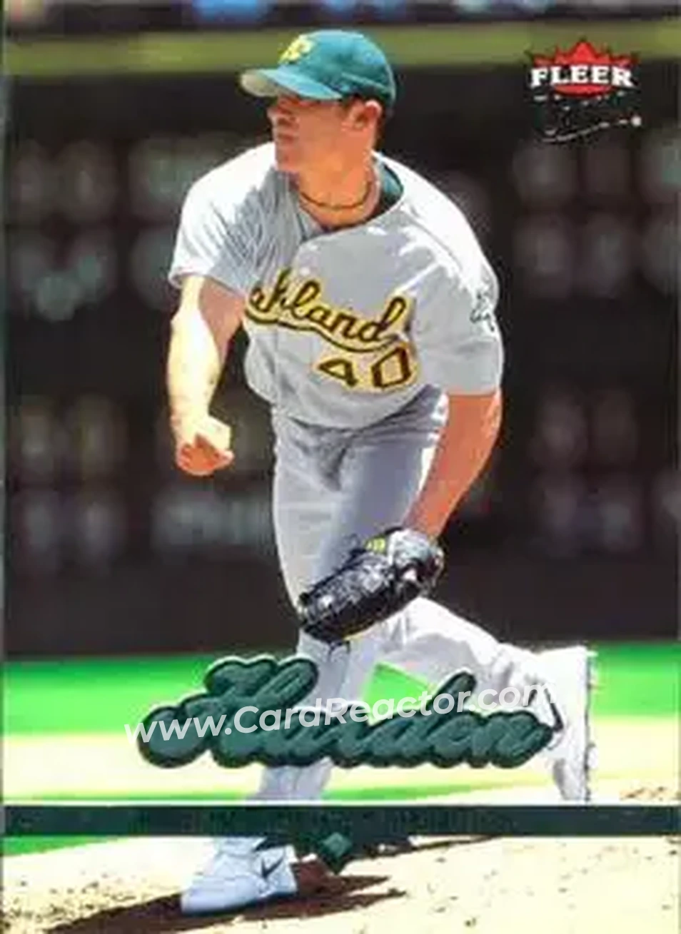 2006 Ultra #18 - Rich Harden - Oakland Athletics - Front