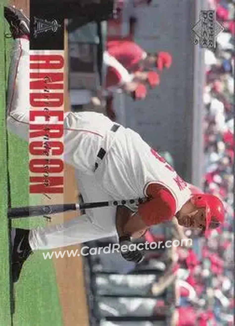 2006 Upper Deck #10 - Garret Anderson - Los Angeles Angels - Front 2006 Upper Deck #10 - Garret Anderson - Los Angeles Angels - Front