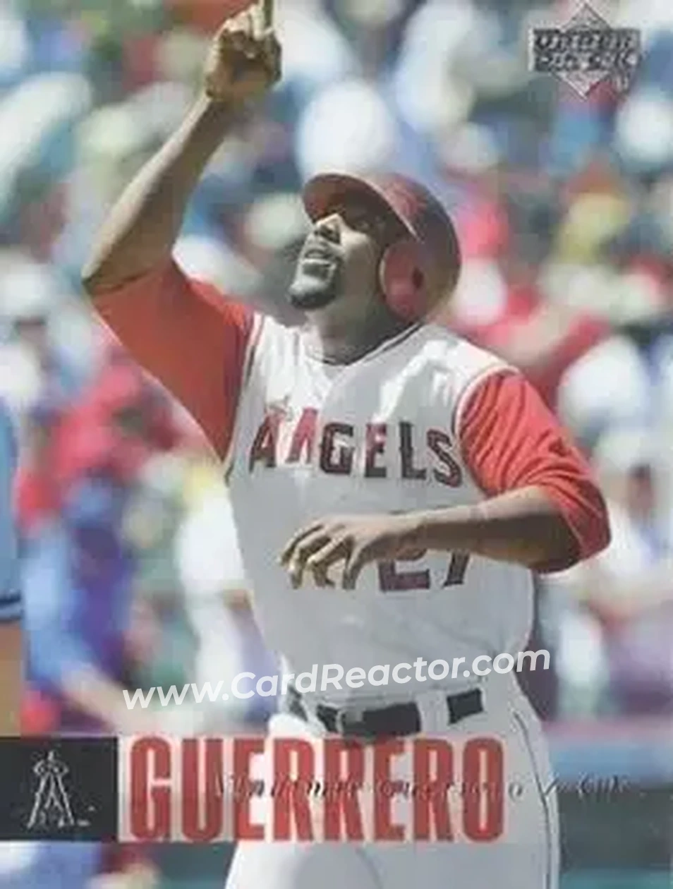 2006 Upper Deck #17 - Vladimir Guerrero - Los Angeles Angels - Front 2006 Upper Deck #17 - Vladimir Guerrero - Los Angeles Angels - Front