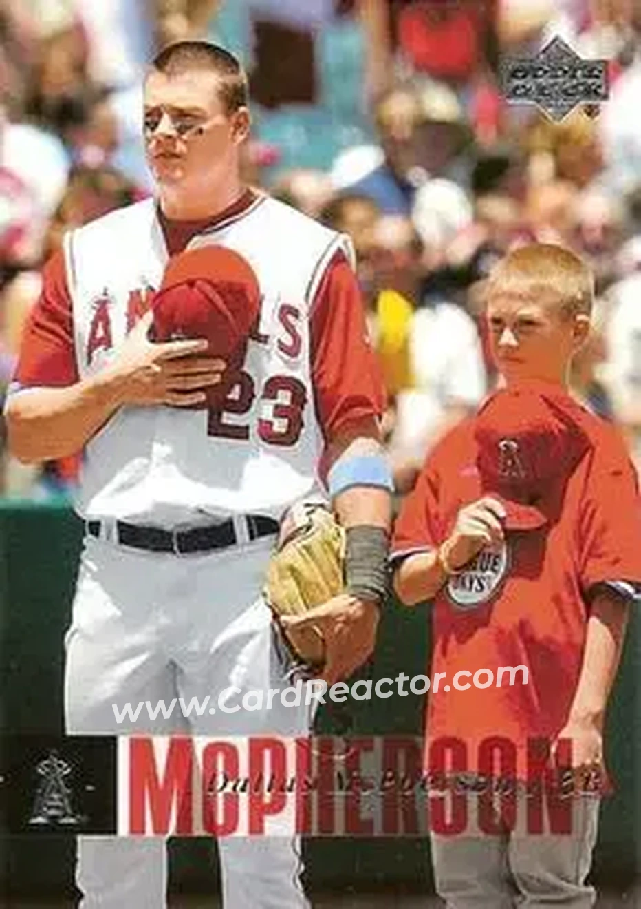2006 Upper Deck #6 - Dallas McPherson - Los Angeles Angels - Front 2006 Upper Deck #6 - Dallas McPherson - Los Angeles Angels - Front