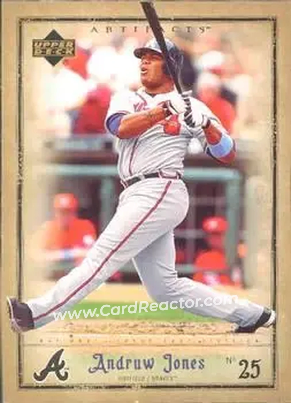 2006 Upper Deck Artifacts #4 - Andruw Jones - Atlanta Braves - Front